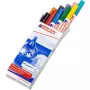 Marker Edding 751 10 Stück Schwarz Blau Braun Grün Hellblau Orange Rosa Rot Violett Gelb