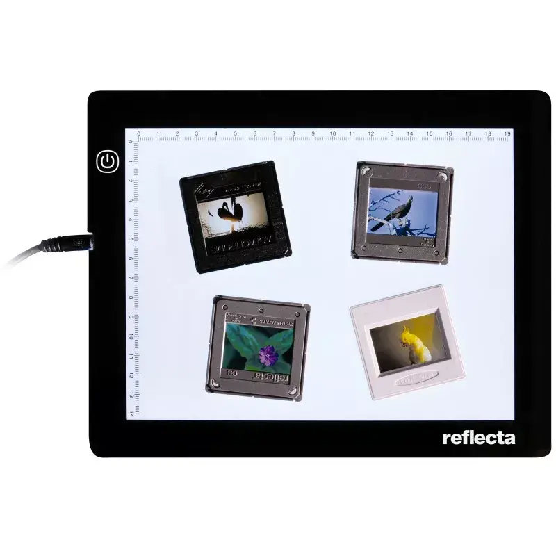 Einzelbilderrahmen Reflecta LED Light Pad A5 Super schlank Schwarz 19x14 cm