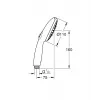 Duschkopf GROHE Tempesta 110 Chrom 28261003