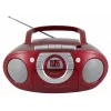Tragbares Stereosystem Soundmaster SCD5100RO — CD/Radio/USB? (Grau, Rot)