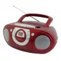 Tragbares Stereosystem Soundmaster SCD5100RO — CD/Radio/USB? (Grau, Rot)