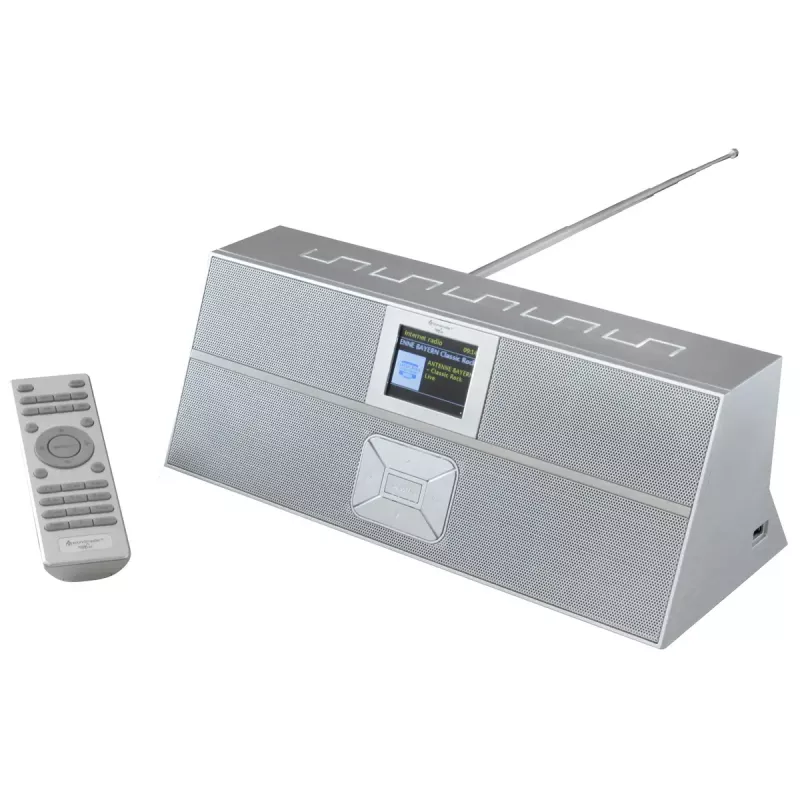Internetradio Soundmaster IR3300SI — Digitaltuner, DAB+ & FM, 20 W RMS, TFT-Multicolor-Display, USB-A, grau