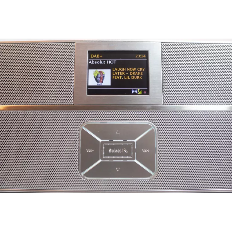 Internetradio Soundmaster IR3300SI — Digitaltuner, DAB+ & FM, 20 W RMS, TFT-Multicolor-Display, USB-A, grau
