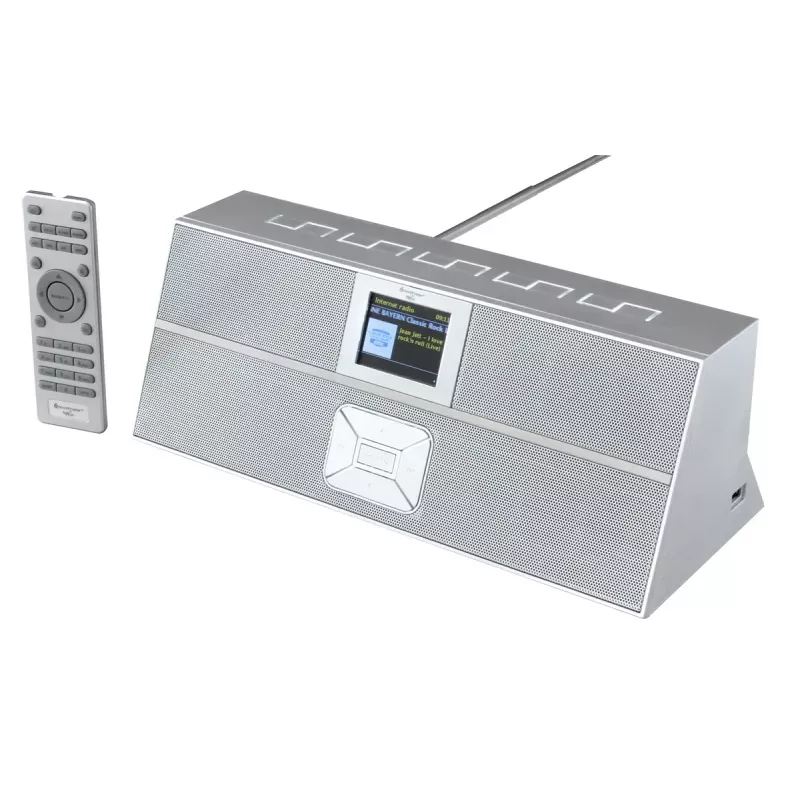 Internetradio Soundmaster IR3300SI — Digitaltuner, DAB+ & FM, 20 W RMS, TFT-Multicolor-Display, USB-A, grau