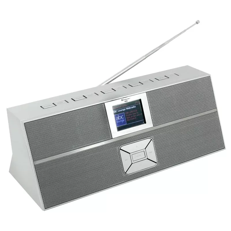Internetradio Soundmaster IR3300SI — Digitaltuner, DAB+ & FM, 20 W RMS, TFT-Multicolor-Display, USB-A, grau