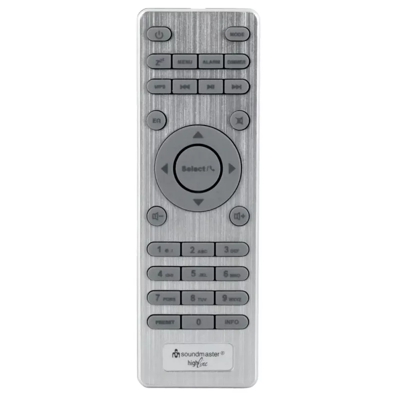 Internetradio Soundmaster IR3300SI — Digitaltuner, DAB+ & FM, 20 W RMS, TFT-Multicolor-Display, USB-A, grau