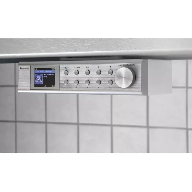 Internetradio Soundmaster IR1500SI — DAB+/FM Digitaltuner, 3 W, 2 Zoll TFT-Display, silber