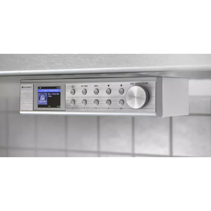Internetradio Soundmaster IR1500SI — DAB+/FM Digitaltuner, 3 W, 2 Zoll TFT-Display, silber