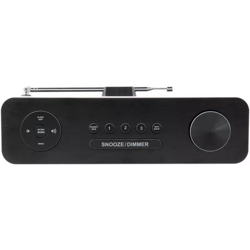 Personalradio Soundmaster DAB700SW — Analoger & digitaler Tuner, DAB+ / FM, 12 W, 2,9 Zoll LCD, MicroSD, Schwarz
