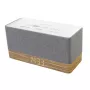 Uhrenradio Soundmaster UR630WE – FM/PLL/UKW, 6 W RMS, grau/weiß, AC- und AAA-batteriebetrieben