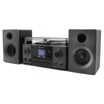 Heim-Audiosystem Soundmaster MCD1950SW — 20 W RMS, DAB+/FM, CD/MP3-Wiedergabe, 3,5 mm AUX, Netzbetrieb (Schwarz)