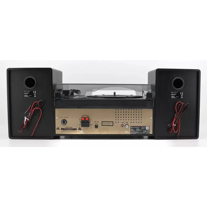Heim-Audiosystem Soundmaster MCD1950SW — 20 W RMS, DAB+/FM, CD/MP3-Wiedergabe, 3,5 mm AUX, Netzbetrieb (Schwarz)