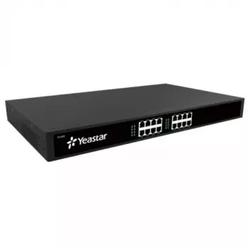 Yeastar TA1600 Gateway/Steuergerät 10 100 Mbit/s Schwarz Rack 1U