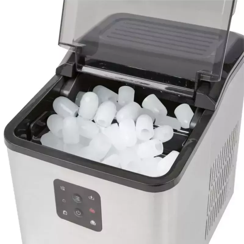 Eiswürfelmaschine ProfiCook PC-EWB 1253 — 12 kg/24h, 1,5 L Tank, 2 Würfelgrößen, 120 W, Schwarz/Grau