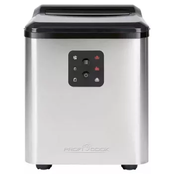 Eiswürfelmaschine ProfiCook PC-EWB 1253 — 12 kg/24h, 1,5 L Tank, 2 Würfelgrößen, 120 W, Schwarz/Grau