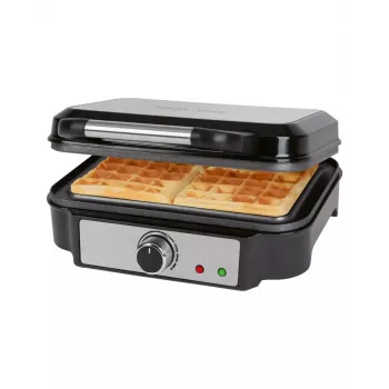 Waffeleisen ProfiCook PC-WA 1240 2 Waffeln 1000 W Schwarz Edelstahl