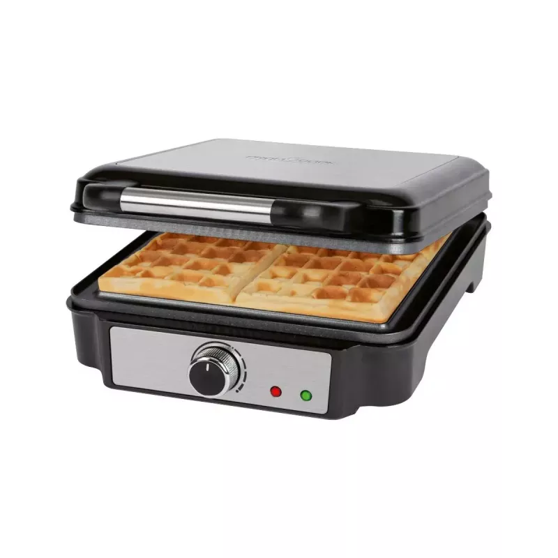 Waffeleisen ProfiCook PC-WA 1241 4 Waffeln 1200 W Schwarz Edelstahl