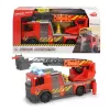 Feuerwehrauto Dickie Toys Scania Drehleiter Schwarz Grau Rot