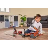 Feuerwehrauto Dickie Toys Scania Drehleiter Schwarz Grau Rot