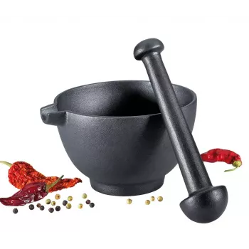 Mörser Zassenhaus 076066 Schwarz Gusseisen