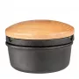 Pfeffermühle Zassenhaus 076141 Schwarz Holz Gusseisen