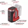 Tragbare Batterie-Energiestation EINHELL TE-ES 18/150/1 Li-C-Solo — mobile Stromversorgung für 18V-Akkus
