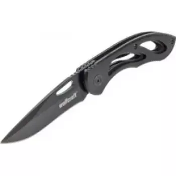 Klappmesser Wolfcraft WF4288000 — 70 mm glatte Klinge, kompaktes Taschenwerkzeug