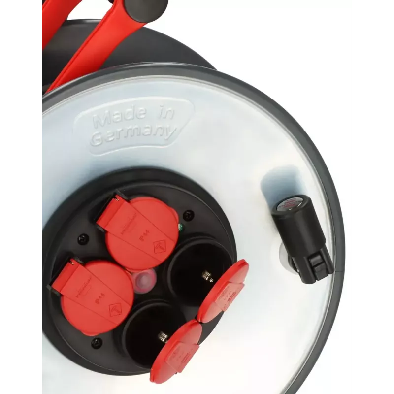 Mehrfachsteckdose Brennenstuhl SC 3210 4 AC-Ausgänge 3000 W Schwarz Rot Silber