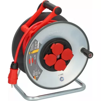 Mehrfachsteckdose Brennenstuhl SC 3210 4 AC-Ausgänge 3000 W Schwarz Rot Silber