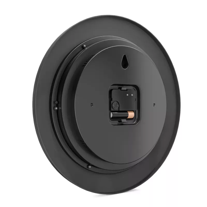 Digitaluhr Mebus 19449 Rund Schwarz Weiß Batterie AA 30 cm