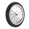 Digitaluhr Mebus 19449 Rund Schwarz Weiß Batterie AA 30 cm