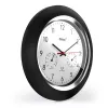 Digitaluhr Mebus 19453 Rund Schwarz Weiß Batterie AA