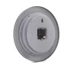 Digitaluhr Mebus 19454 Rund Silber Weiß Batterie AA