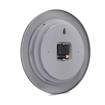 Digitaluhr Mebus 19454 Rund Silber Weiß Batterie AA