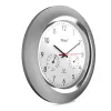 Digitaluhr Mebus 19454 Rund Silber Weiß Batterie AA