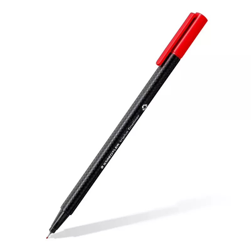 Fineliner Staedtler 334-S BK4 Ultra Fine Schwarz Blau Grün Rot 4 Stück