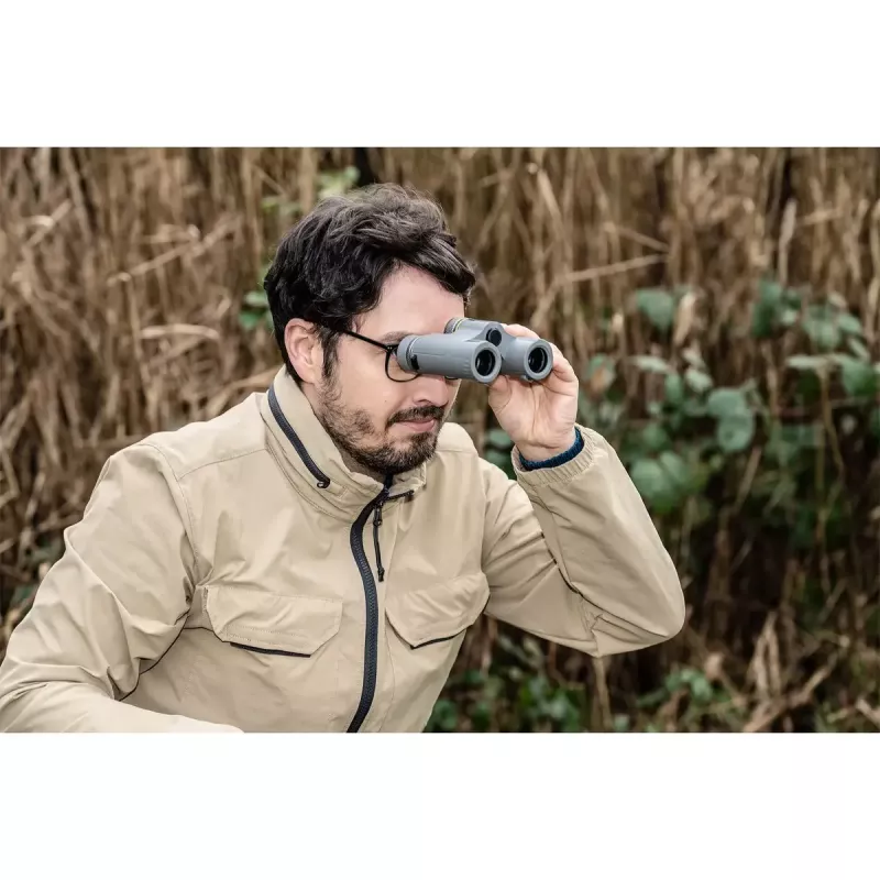 Bresser Optics Wave 10x25 Fernglas BaK-4 Grau 10-fache Vergrößerung