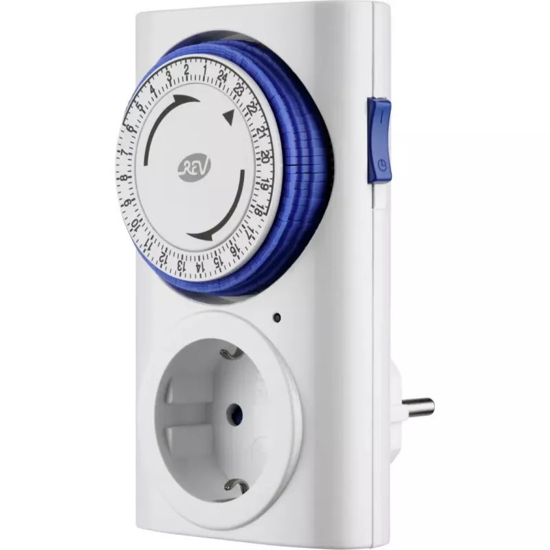 Analog-Timer REV 0025400103 WS – mechanischer Wandtimer, weiß