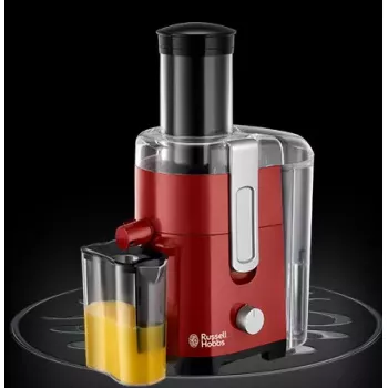 Entsafter Russell Hobbs 24740-56 550 W Rot 0,75 L Saftbehälter 2 L Tresterbehälter Edelstahlmesser