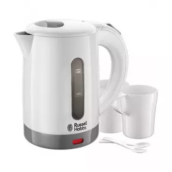 Elektrischer Wasserkocher Russell Hobbs 0,85 L 1000 W Grau Weiß