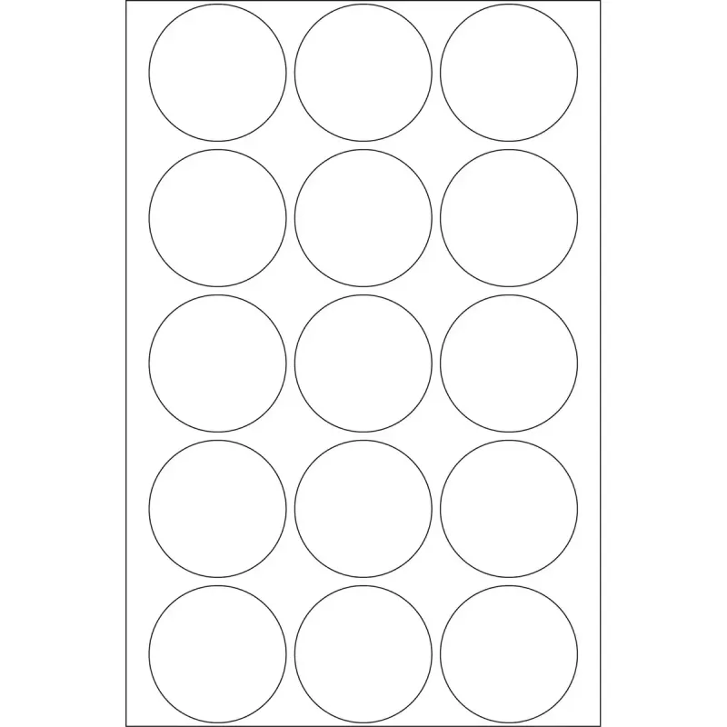 Siegel-Etiketten HERMA Ø 32 mm rund transparent extrastarke Haftung Folie matt 240 Stück