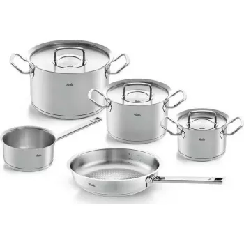 Kochtopf-Set Fissler Profi Collection, 5-teilig, Edelstahl, induktionsgeeignet