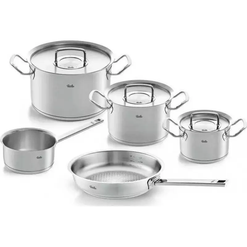 Kochtopf-Set Fissler Profi Collection, 5-teilig, Edelstahl, induktionsgeeignet