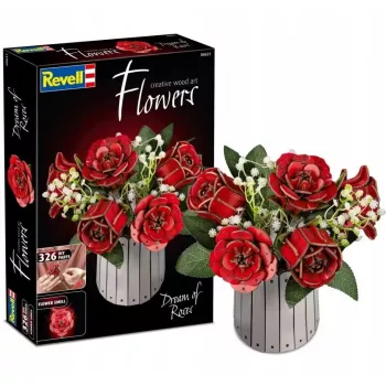 Holzbastelset REVELL Creative Wood Art Flowers — Dream of Roses Modellset