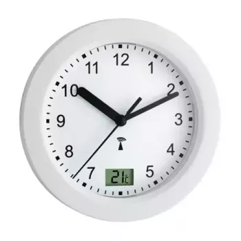 Wand-/Tischuhr TFA 60.3501 — Rund Weiß, 170×59 mm, AA 1,5V