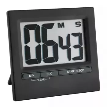 Digitaler Küchentimer TFA-Dostmann 38.2013.01 Schwarz
