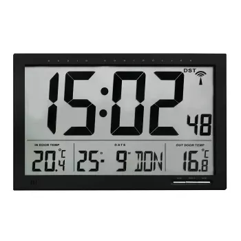 Digitale Wetterstation TFA-Dostmann 60.4510.01 Schwarz Innen-Außen-Thermometer
