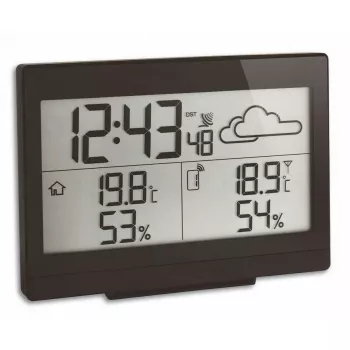 Indoor/Outdoor Wetterstation tfa dostmann Casa Weiß LCD Batterie — kabellos 0,433 GHz, AA 1,5 V, 141×100×48 mm