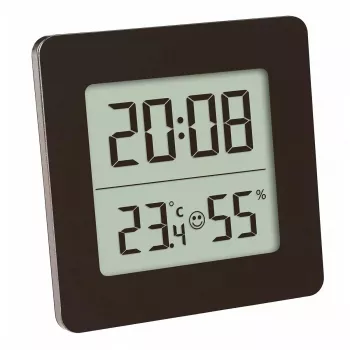 Indoor Elektronisches Hygrometer TFA-Dostmann 30.5038 Schwarz
