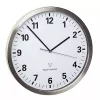Wand-/Tisch-Quarzuhr TFA 60.3523.02 — Rund Silber/Weiß, 305 mm, AA 1,5 V